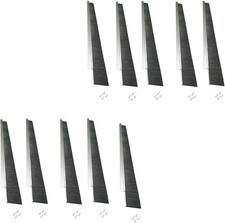 10 Sets Garage Door Brush Seal 32.8FT Aluminum Bottom Sweep 1.5 Inch Gap Seal picture