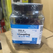 Uponor ProPEX 3/4 in. PEX-A Expansion Barb Engineered Polymer Coupling (20-Pack) picture