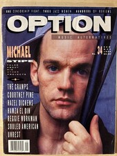 OPTION Magazine #34 Sep Oct 1990 MICHAEL STIPE R.E.M. Cover picture