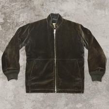 Vintage Mighty Mac Corduroy Sherpa Lined Talon Zip Jacket Brown picture
