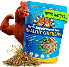 Buff Clucks Herb Supplement For Chickens Natural Poultry Treat Mix USA Bag picture