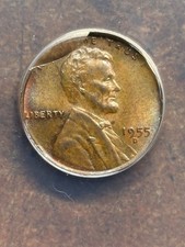 AU58 1955-D 1c Lincoln Wheat Penny 
