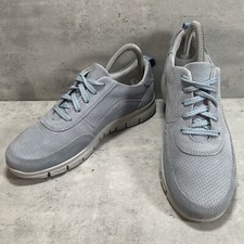 NEW Hotter Gravity II Trainers Shoes Cushioned Leather Blue Womens UK 4.5 US 6.5 picture