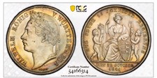 Wurttemberg 1841 Silver 1 Gulden  Germany Rare One Year Type PCGS MS63 SLB-WDbT picture