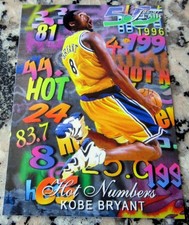 1996/97 Flair KOBE BRYANT ROOKIE Hot Numbers LIMITED EDITION to 8 NOVELTY RC picture