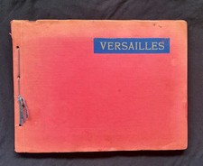 Vintage Versailles Souvenir Photo Album Portfolio c. 1910s A. Bourdier France - picture