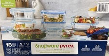Snapware Pure Pyrex 18-Piece Glass Food Storage Set - 1103106 picture