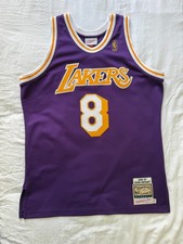 Kobe Bryant 8 Lakers Mitchell & Ness Authentic 1996-97 Jersey 44 L Purple picture