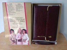 Vintage 1962 Nelson Shoulder Strap Reference Bible - Excellent Condition picture