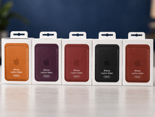 Leather MagSafe Wallet for Apple iPhone compatible with MagSafe Case picture