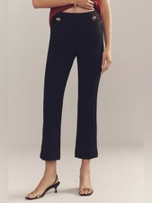 NWT Maeve x Anthropologie Women’s Poppy Slim Kick Flare Pant Size M picture