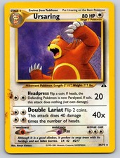 Ursaring 34/75 Rare Neo Discovery Pokemon Unlimited Lightly Played picture