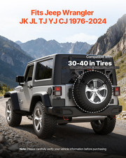 VEVOR Spare Tire Cargo Basket for Jeep Wrangler, 80 lb Capacity picture