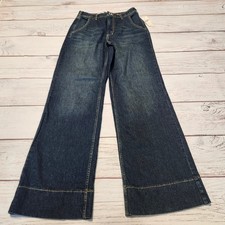 Anthropologie Pilcro Straight-Leg Dark Wash Denim Jeans Size 26 NWT picture