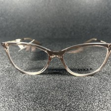 NEW Vogue Womens Eyeglasses VO5239 7235 Tan Clear Gray Gold 54-16-140 $167 NICE picture