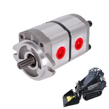 PGP51088G3LP For AGT Skid Steer Loader KTT23 New Two-Section Hydraulic Gear Pump picture