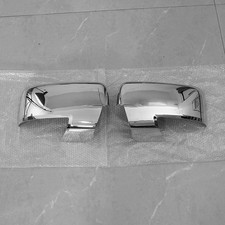 Pair 2009-2012 DODGE RAM 1500 2500 3500 CHROME MIRROR COVERS w/ turn light cut picture