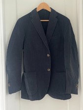 Ermenegildo Zegna Unstructured Blazer Mens 40R IT 50R Navy Made in Italy Jacket picture