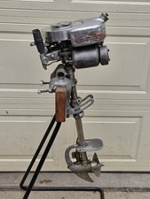 Antique 1933 Johnson Seahorse J-65 1.4hp Single Cylinder Outboard Boat Motor picture