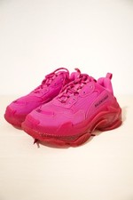 Balenciaga Women's Triple S Hot Pink Chunky Sneakers picture
