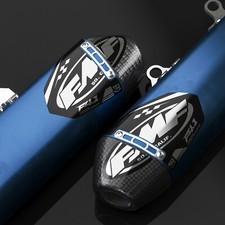FMF Exhaust Factory 4.1 Decals  (Chrome/Black)  2 PACK picture