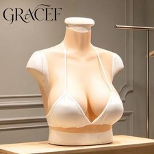 Realistic B-H Cup Silicone Breast Forms Breast Plate Fake Boobs For Crossdresser picture