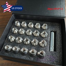 20pcs M12*1.5 Stainless Steel Wheel Nuts Lug Nuts Universal Hex 19mm Length 35mm picture
