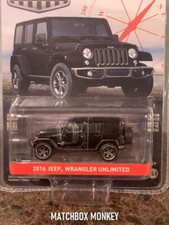 Greenlight 70th Anniversary 2016 Jeep Wrangler Unlimited Black 4 Door JK NEW picture