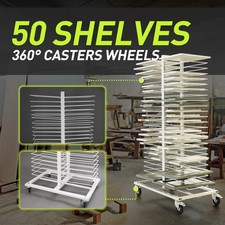 Art Drying Rack Display Stand For Doors/Shelves/Paint Shop/Cabinet 50 shelves picture