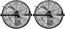 2Pack Simple Deluxe 20 Inch High Velocity 3-Speed Industrial Wall-Mount Fan  picture