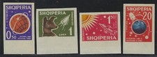 1962 Albania Scott #621a-624a - Imperf Space Exploration  Set of 4 - MNH picture