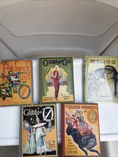 Vintage Wizard of Oz 5 Book Lot Baum Reilly Lee Neill Hardcover Oz Book picture