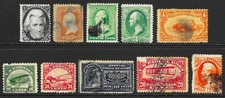 US 19th & 20th Century Used Lot NN, 10 for $10, Ungraded with some faults picture