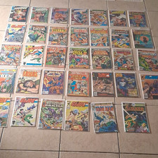 34 Marvel & DC Bronze Age Mixed Comic Book Lot Batman Iron Man Daredevil + more  picture