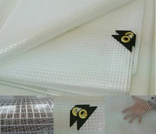 14 mil CLEAR UV Greenhouse Canopy Tarp Greenhouse Plastic picture