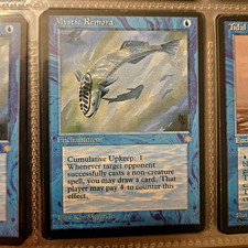 Magic The Gathering Mystic Remora Ice Age (1995) Illus. Ken Meyer, JR picture