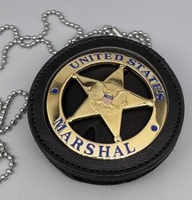 Brand NEW U.S. badge Collection Product Marshal Gold Movie prop picture