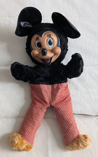 Vintage Gund Mickey Mouse Sani-Foam Rubber Face Stiff Plush Toy  Collectible picture