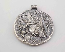RETIRED JAMES AVERY STERLING SILVER ABRAHAMS SACRIFICE PENDANT picture