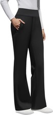 Womens Bootcut Dress Pants High Waist Tummy Control Pull On Casual Trousers picture