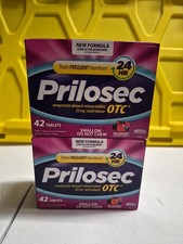 Lot of 2 Prilosec OTC Wildberry 42ct Acid Reducer Tablets  picture