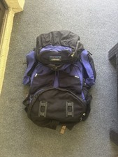 Vintage LL Bean Top Loading Mountain Backpack Pack Hiking Purple picture
