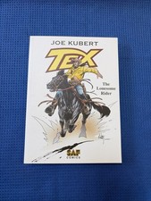 TEX THE LONESOME RIDER 🔥 BY JOE KUBERT 2005 SAF COMICS PB GRAPHIC NOVEL; O picture