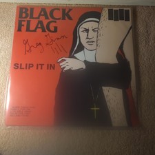 Black Flag Slip It In Greg Ginn Signed Vinyl picture