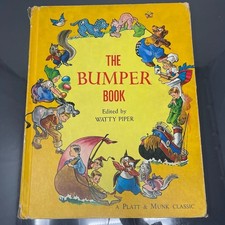Vintage 1969 THE BUMPER BOOK Watty Piper  Illustrated Hardcover Platt & Munk picture