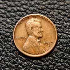 1927-S Lincoln Wheat Cent ~ FINE (F / FN) Condition ~ COMBINED SHIPPING picture