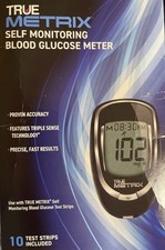 NEW Both Meter & 110 Strips -True Metrix Blood Glucose Meter & Strips. picture