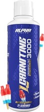 Alpha Supps L Carnitine 3000 mg Liquid Fat Burn Energy / Metabolism Boost 16 oz picture