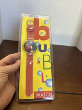Vintage 1990’s Fish Sea Floater Bubble Watch In Original Package Untested picture