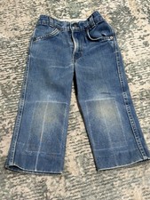 Vtg 1984 Levi’s Orange Tab Kids Jeans 5 Slim Elastic Back Little Levi’s USA Made picture